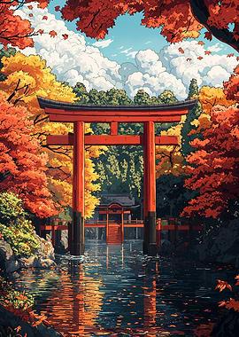 Japanese Shrine Gate