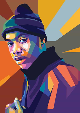 NAS rapper Portrait