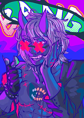 Demonic Punk Character