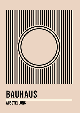 Bauhaus Minimalist Poster