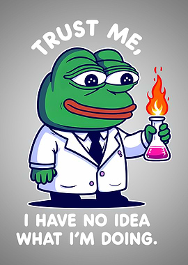 Trust Me, I'm a Scientist - Pepe Meme