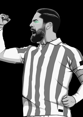 Isco Alarcon Black and White Version
