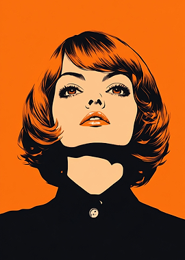 Retro Woman Illustration