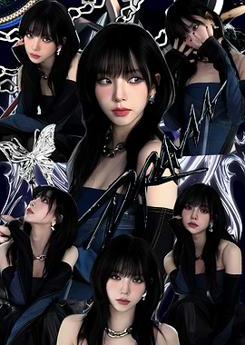 Karina Aespa K-Pop Idol Collage