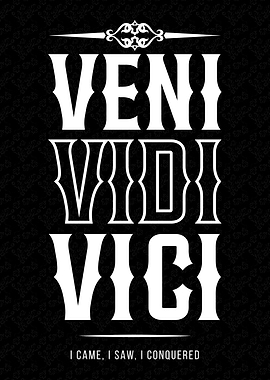 Veni Vidi Vici Quote