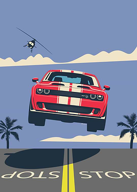 Challenger in Flight