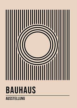 Bauhaus Geometric Art Print