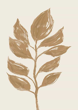 Mocha Leaf Plant One