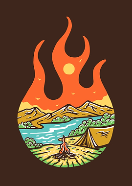 Camping on Fire