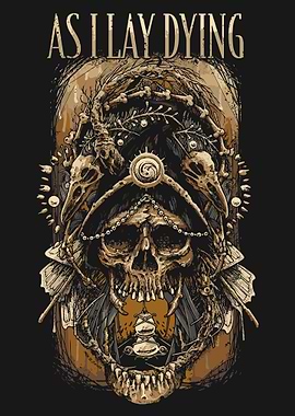 As I Lay Dying Skull Artwork