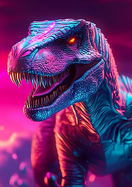 Neon T-Rex