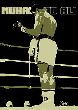 Muhammad Ali Boxing Poster