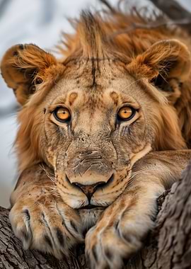 Lion Close-Up