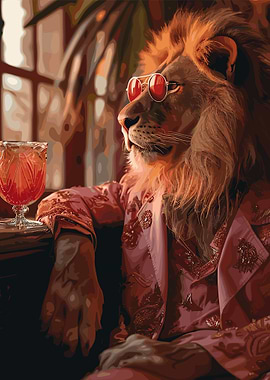 Lion in Sunglasses