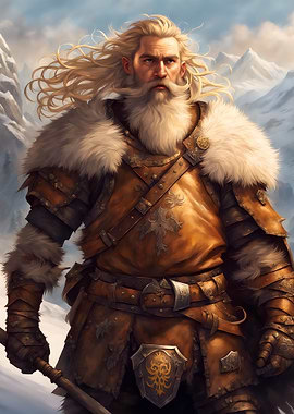 Nordic Warrior Portrait