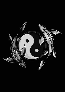 Yin Yang Koi Fish