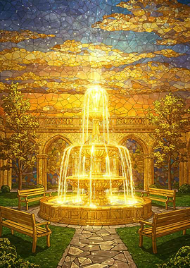 Golden Fountain Courtyard