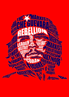 Che Guevara Word Art