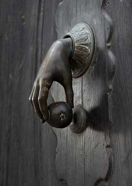 Hand of Fate Door Knocker