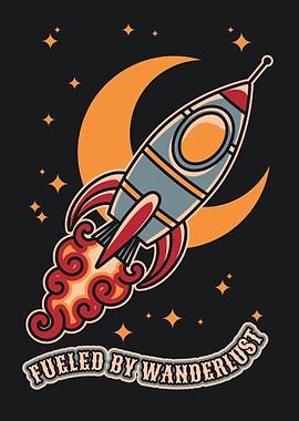 Rocket & Moon Wanderlust