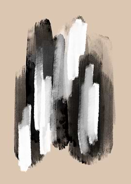 Abstract Playful Brush strokes