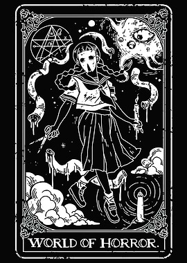 Horror Tarot Card