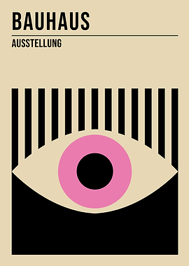 Bauhaus Eye Poster