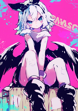 Anime Girl with Wings