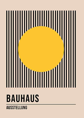 Bauhaus Minimalist Poster