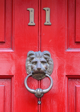 Royal Red Lion Knocker