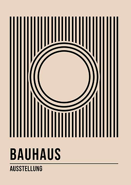 Bauhaus Geometric Art Print