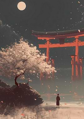Japanese Night Scene