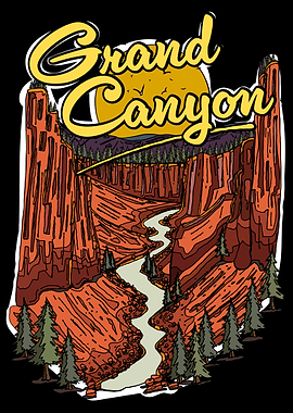Grand Canyon Illustration