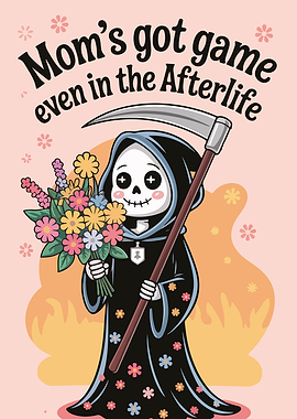 Grim Reaper with Flowers