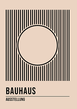 Bauhaus Minimalist Poster