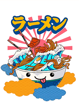 Ramen Wave Illustration