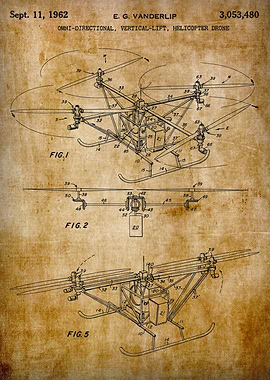 Early Helicopter Drone 1962 shet 1