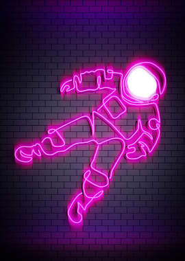 Neon Astronaut
