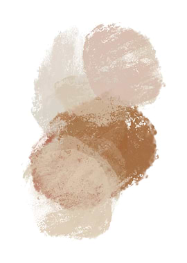 Abstract Brown and Beige Paint
