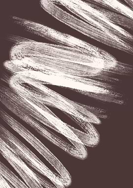 Abstract White Stroke Waves