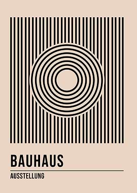 Bauhaus Geometric Art Print