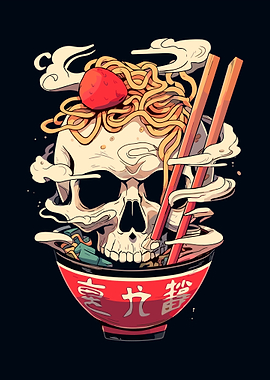 Skull Ramen Bowl