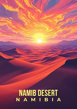 Eternal Sands Namib Desert Namibia