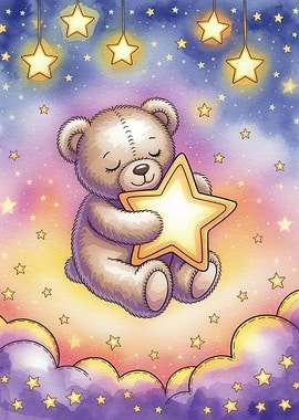 Teddy Bear with Star