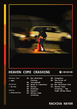 Heaven Come Crashing (2022) Album by Rachika Nayar