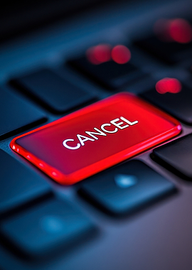 Red Cancel Key