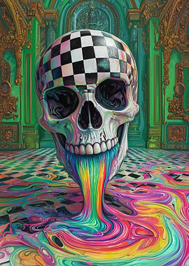 Psychedelic Skull