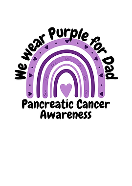 Purple Rainbow Pancreatic Cancer Awareness