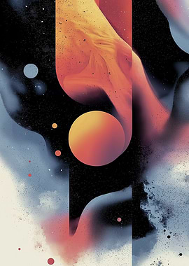 Cosmic Abstract Art
