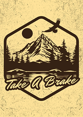 Take A Brake Mountain Scene